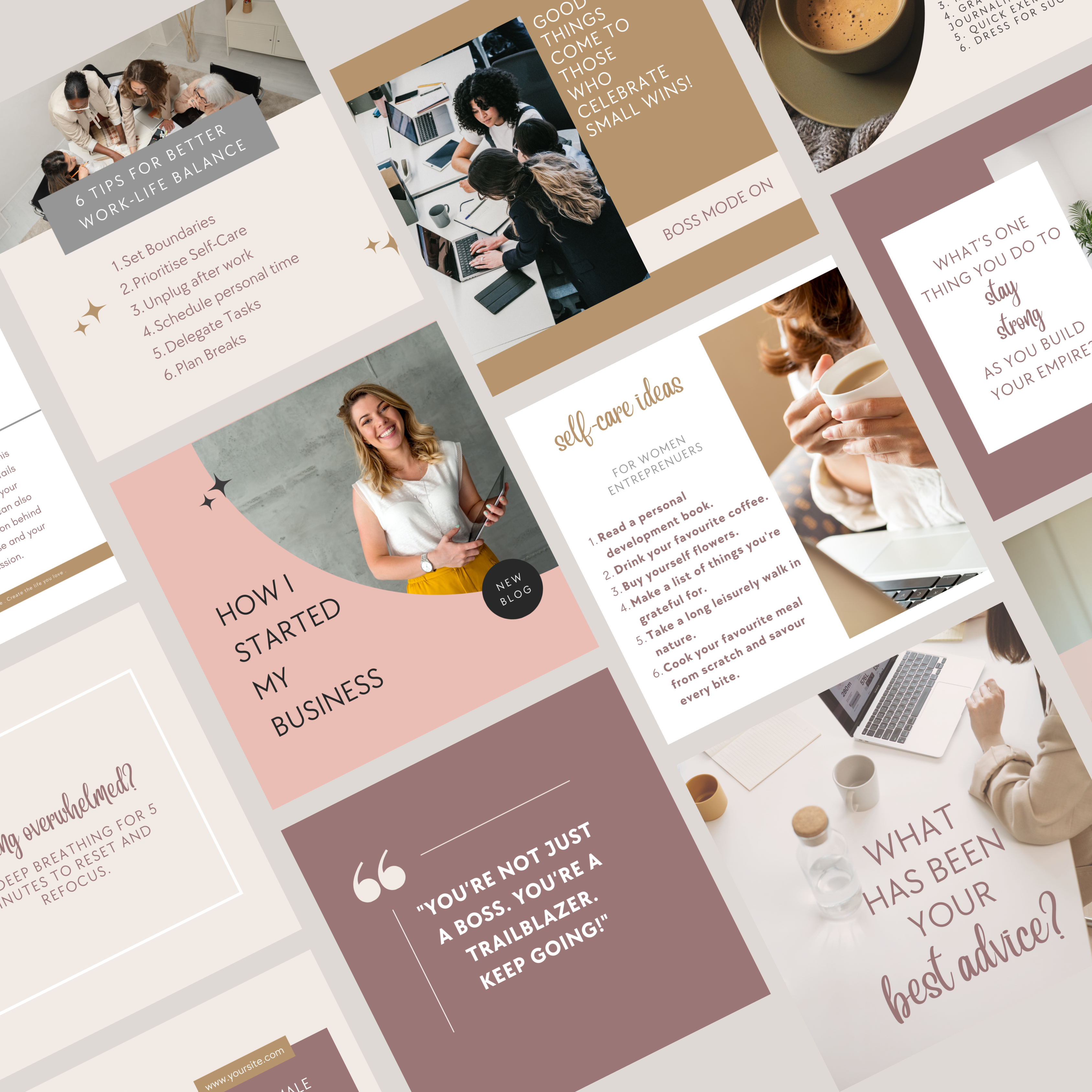 Women in Business Instagram Post Templates - Image 3